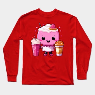 kawaii Ice cream  T-Shirt cute Candy food gilrl Long Sleeve T-Shirt